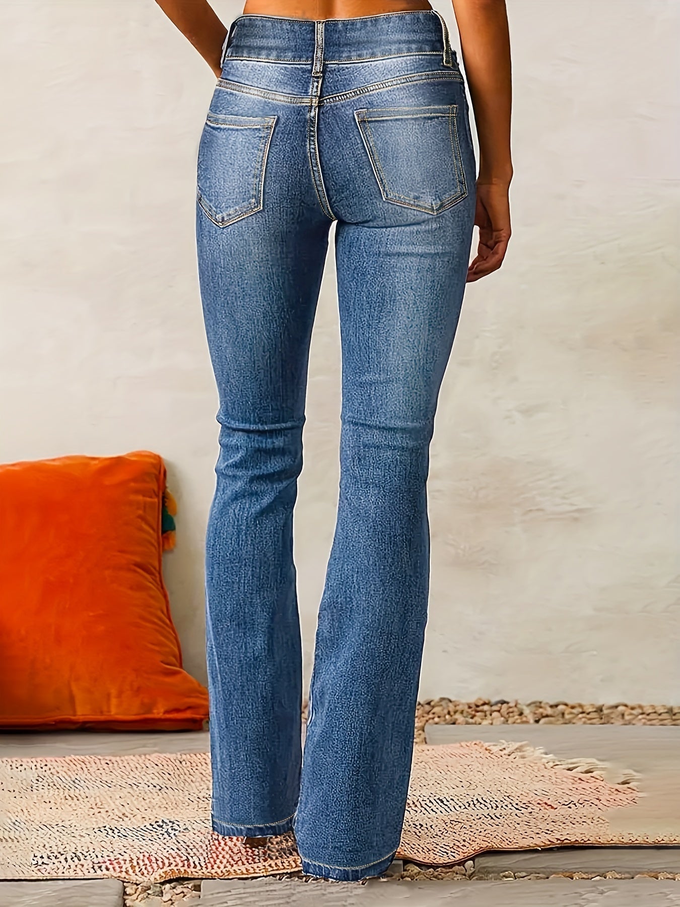 Natalia | Jeans z wysokim stanem i kobiecym krojem flare
