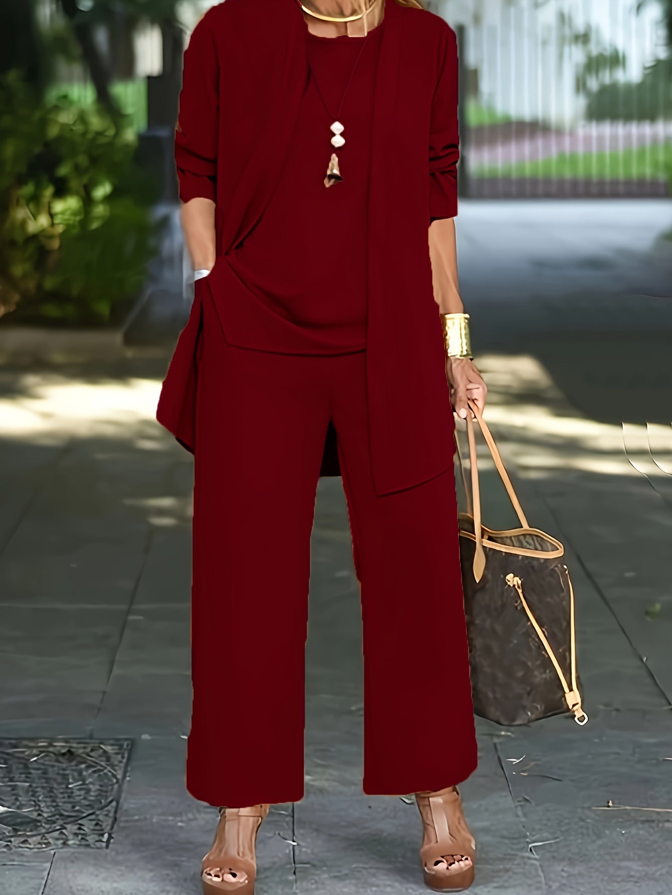 LAYLA | Stylowy Chic Trzyczęściowy Zestaw