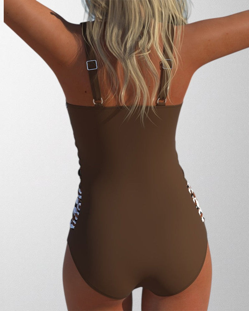 Olivia - Elegant Cross-Over Swimsuit with Corrective Effect