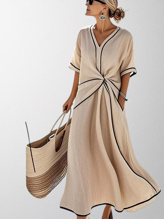 Olivia - Striped summer dress