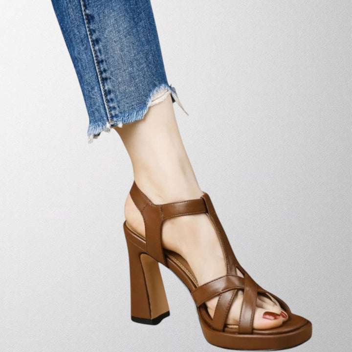 Olivia -  Handcrafted sandal made from eco-leather