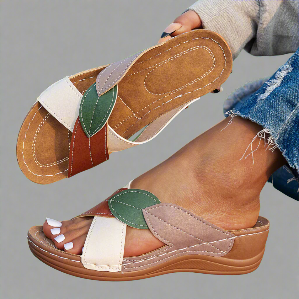 Drelinda | Lightweight Wedge Sandals for Comfort