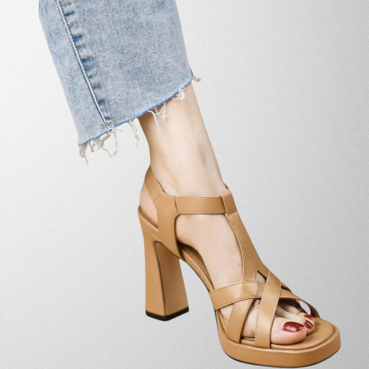 Olivia -  Handcrafted sandal made from eco-leather