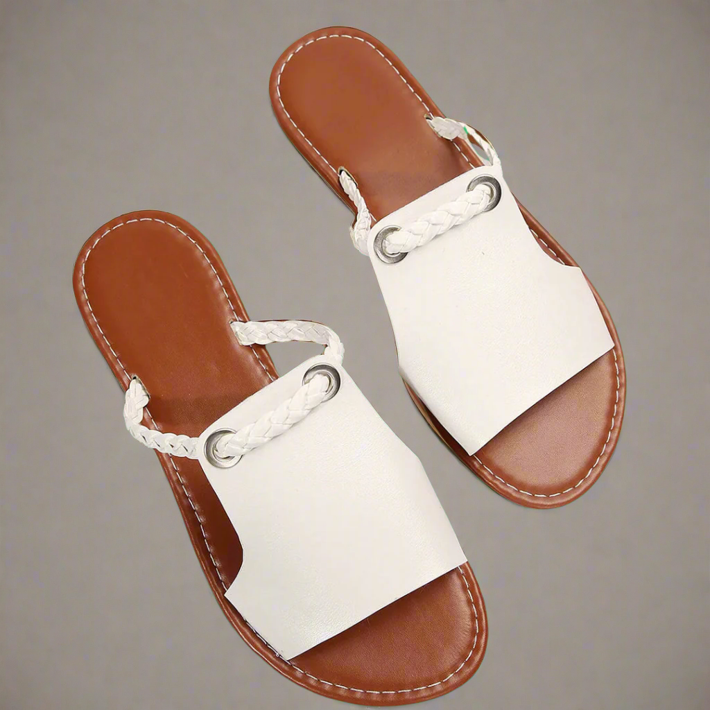 Katelina | Handcrafted Flat Sandals Made from Premium Material
