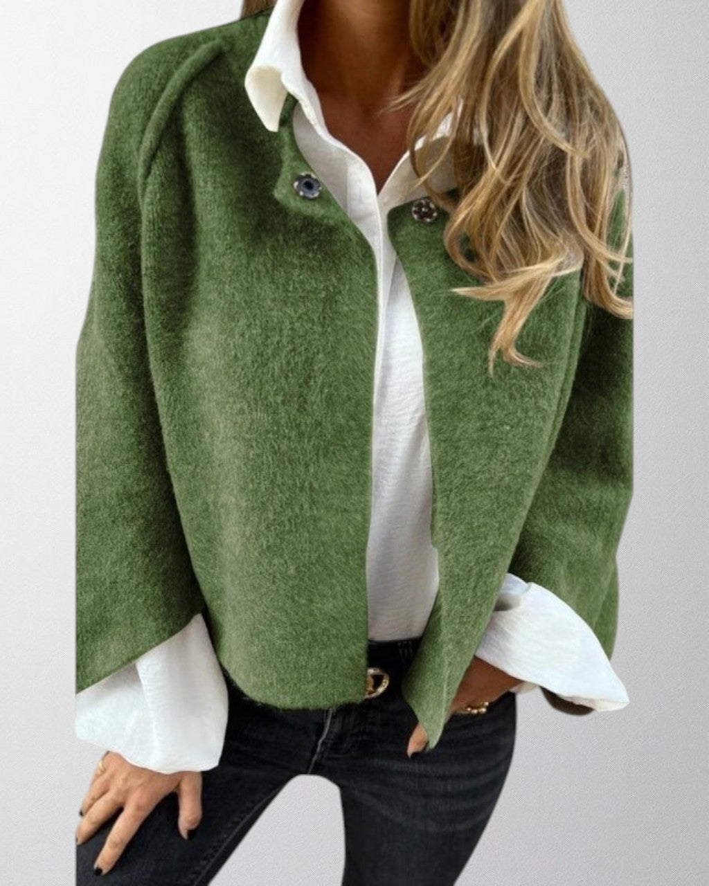 Olivia - Short jacket with elegant flared sleeves