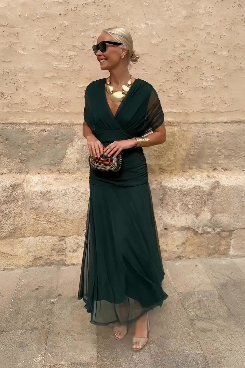 PRISCILLA | Sukienka Maxi z Tiulu