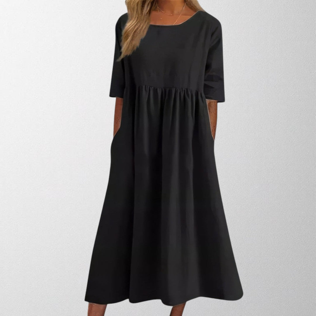 Olivia - Flattering Cotton Dress