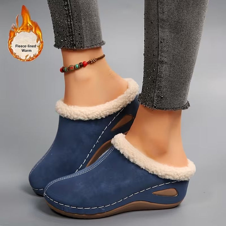 Evelyn - Cozy Slip-On Loafers with Fleece Lining