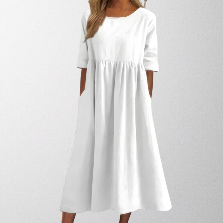 Olivia - Flattering Cotton Dress