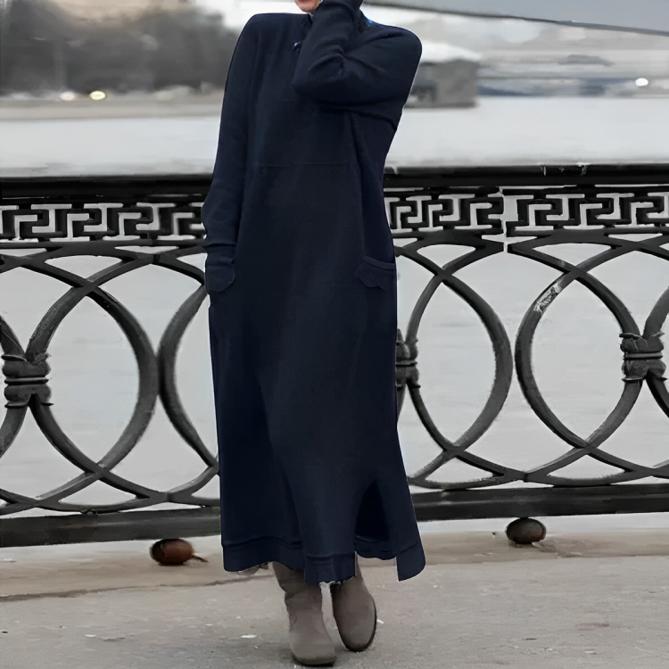 GRETA | Komfortowa sukienka zimowa