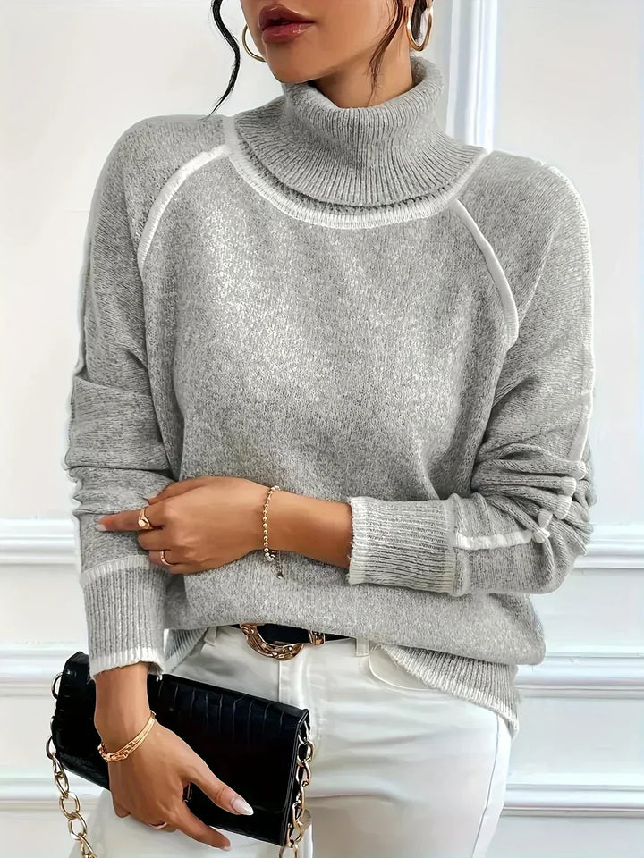 Fiora | Sweet jumper with high collar