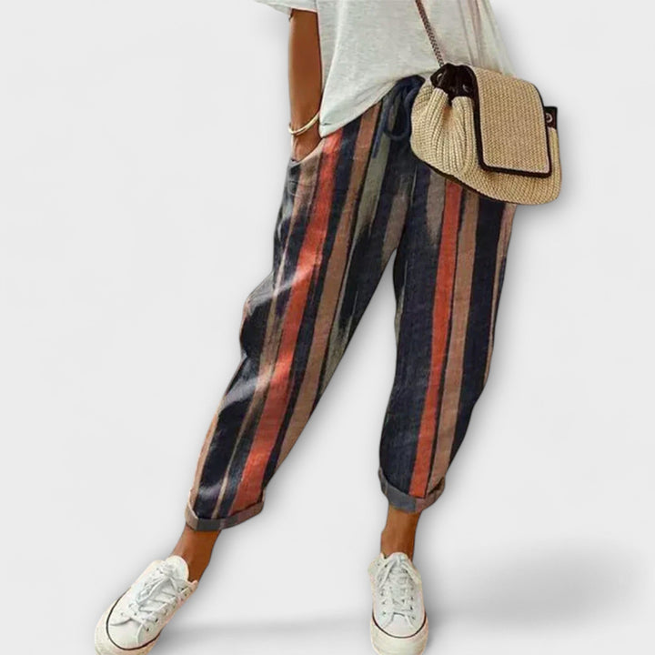 Burga - Cozy Cotton-Linen Pants