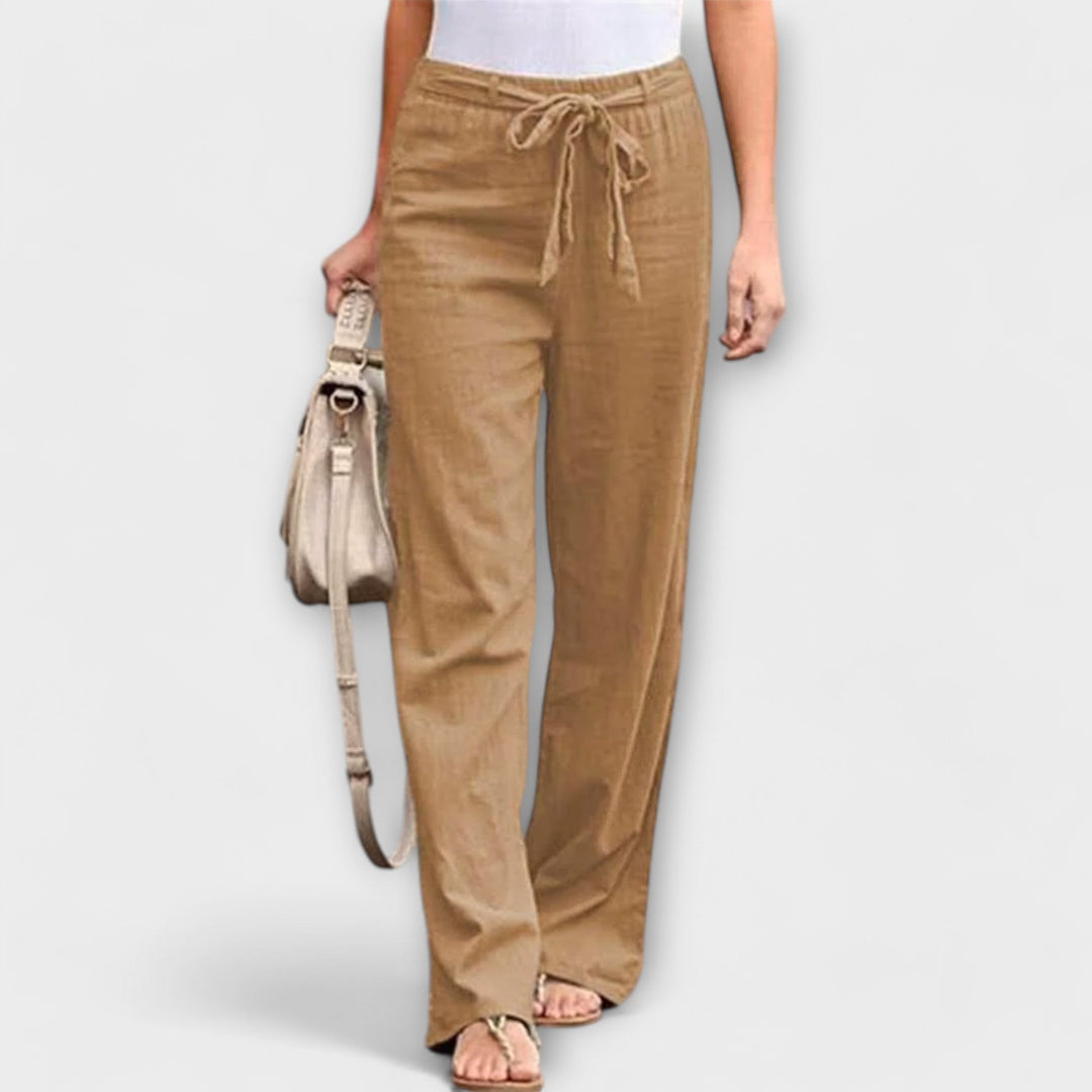 Loreen - Lightweight Linen Trousers