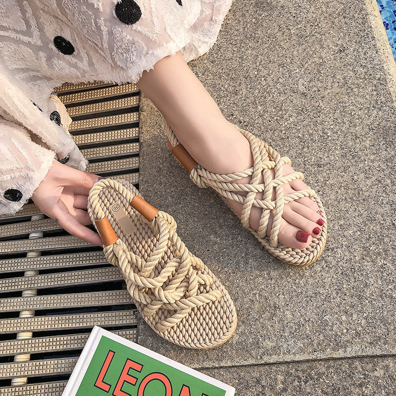 Isabella™ Braided Rope Sandals