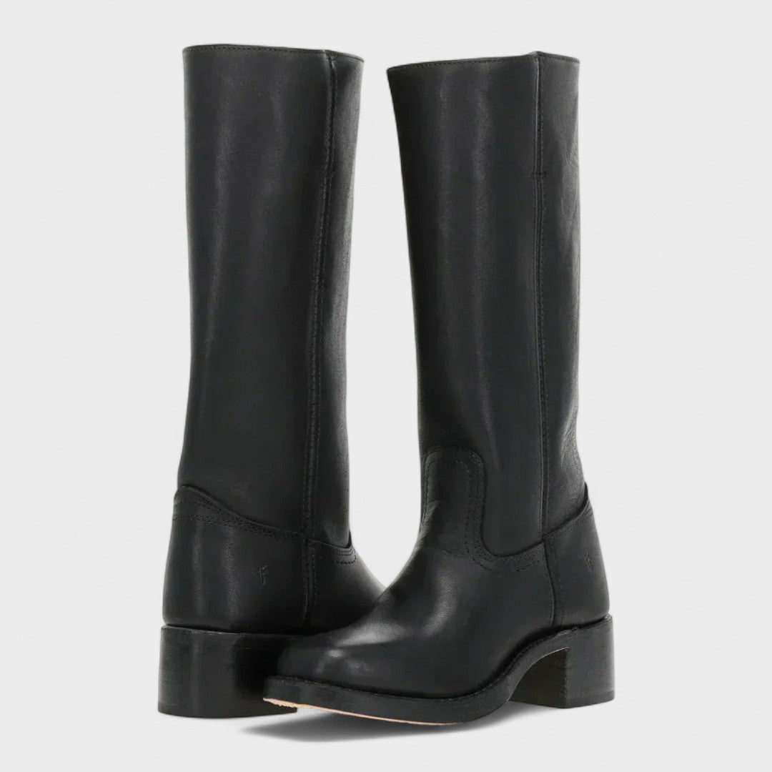 Classic Riding Boots with High Line