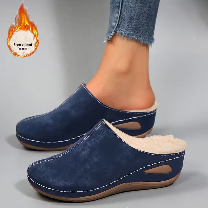 Evelyn - Cozy Slip-On Loafers with Fleece Lining