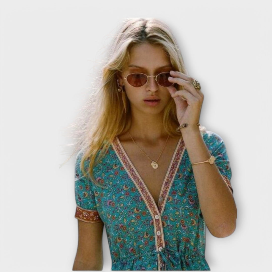 Ranya – Boho Midi Dress