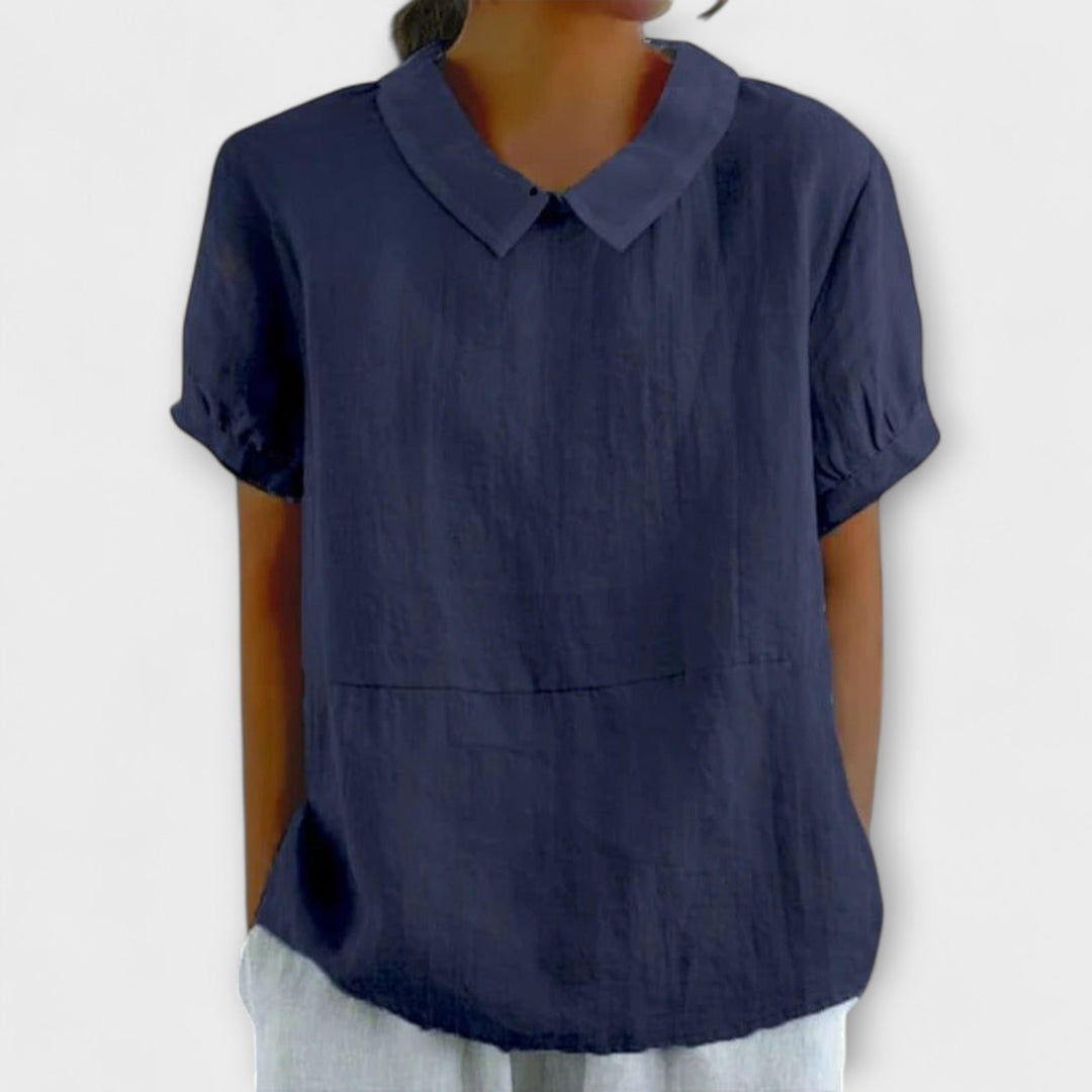 Lia – Short-Sleeve Blouse