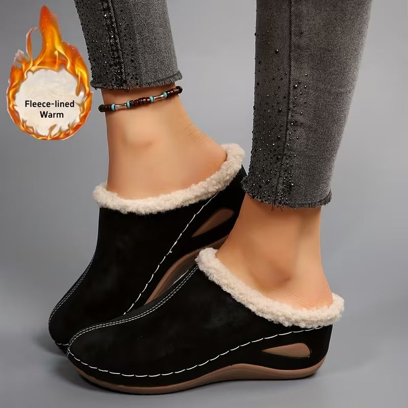 Evelyn - Cozy Slip-On Loafers with Fleece Lining