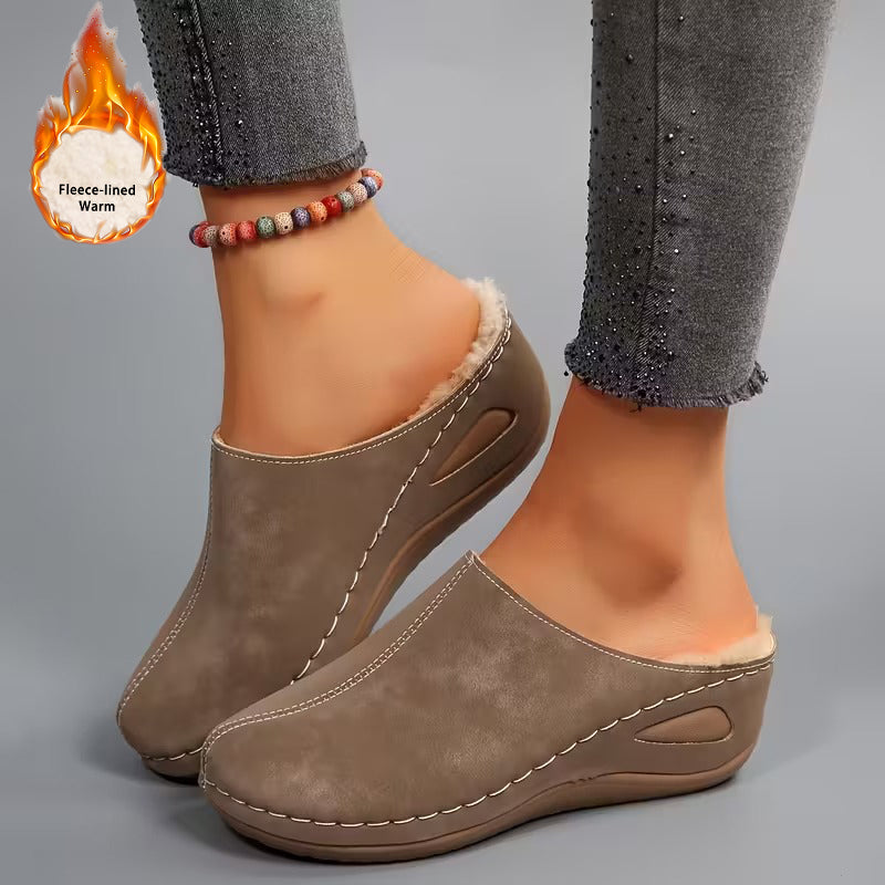 Evelyn - Cozy Slip-On Loafers with Fleece Lining