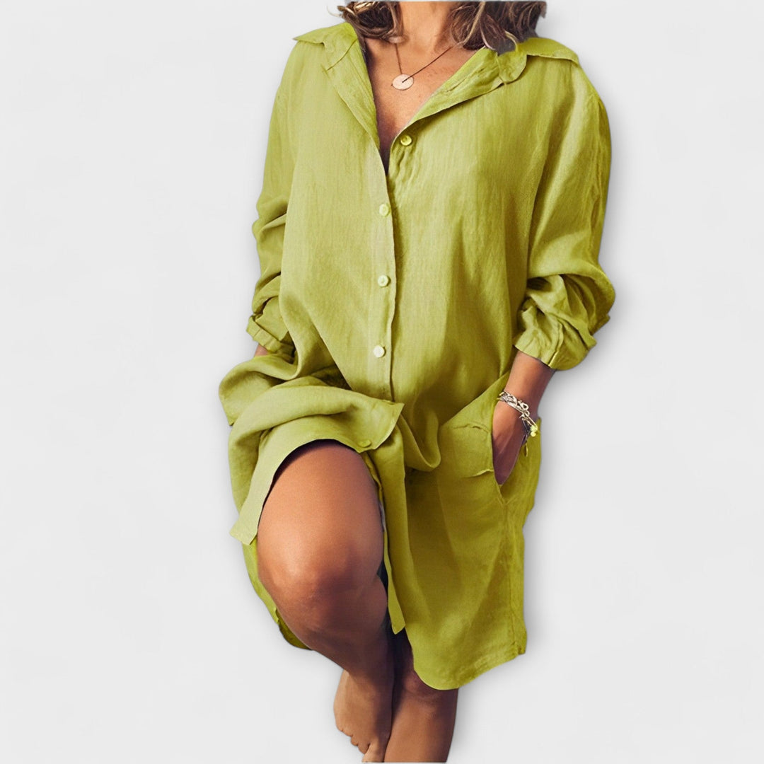 Lorivelle – Casual Linen Blouse for Everyday Wear