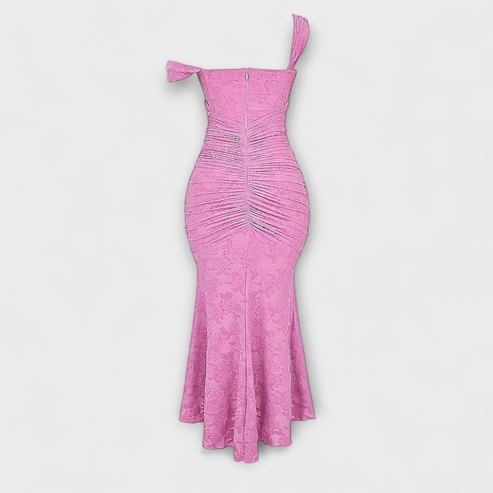 Renske – Long Dress with Elegant and Refined Corset